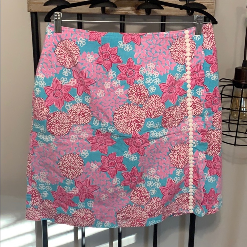 Lilly Pulitzer white label floral skirt